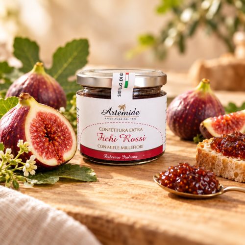 Jar of Artemide Extra Red Fig Jam with Wildflower Honey