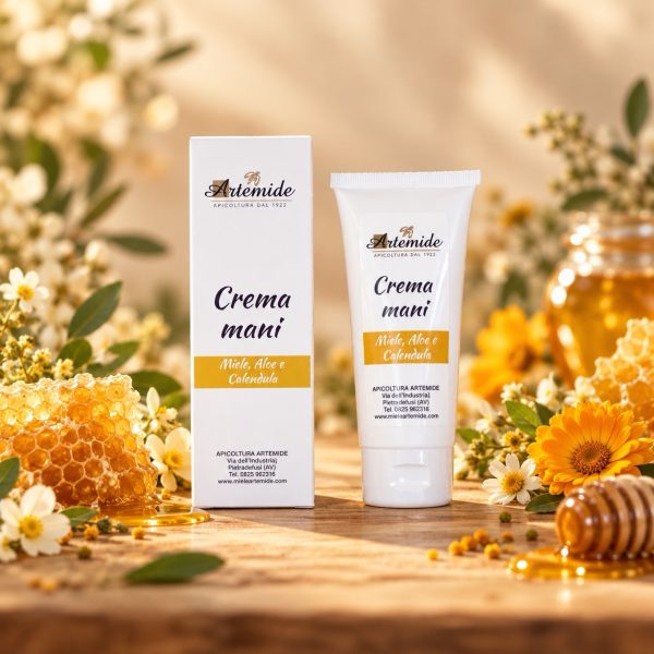 Crema mani Miele, Aloe e Calendula Artemide